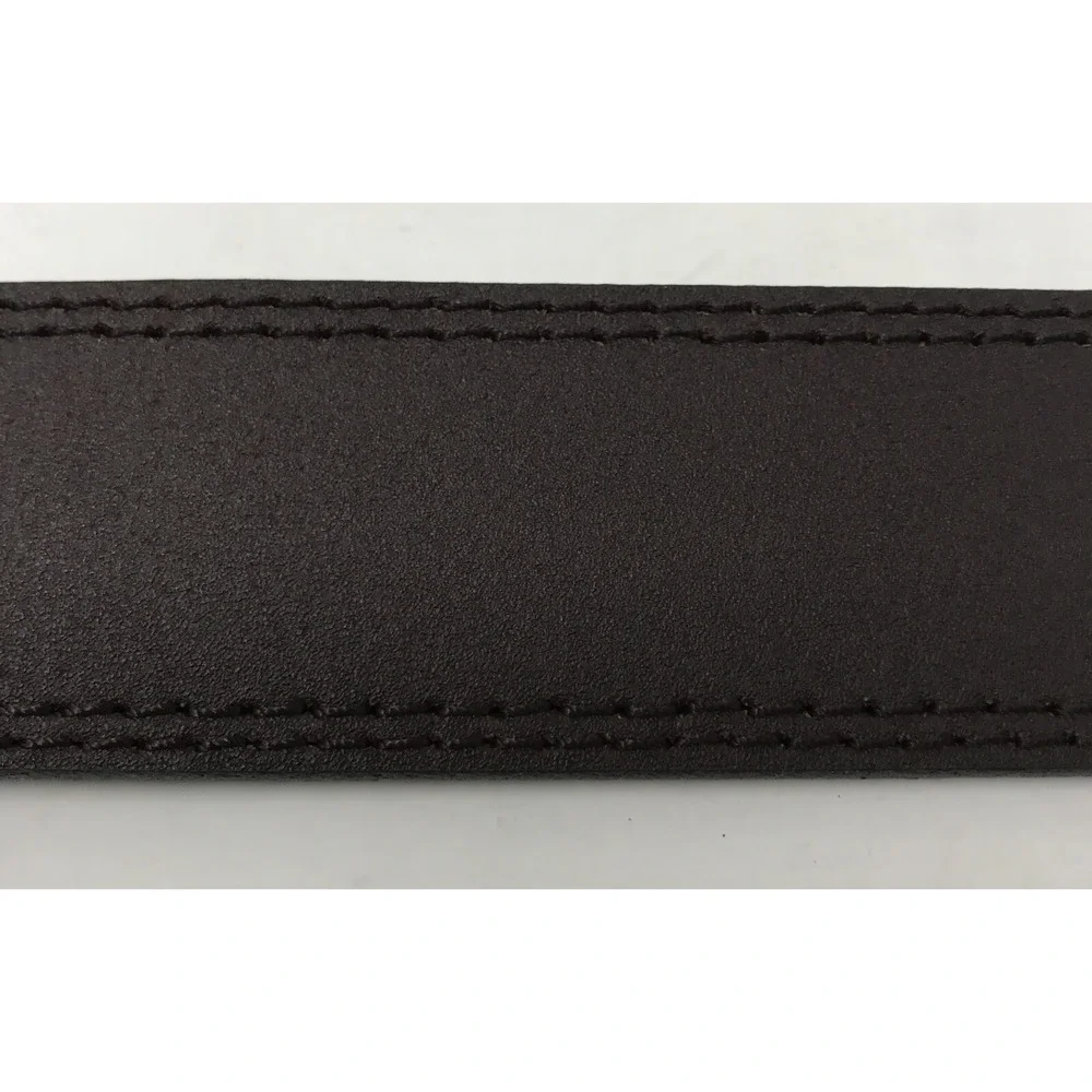 Dickies Men's Casual‎ Leather Belt Dark Brown w/Black Buckle Size 38 NEW